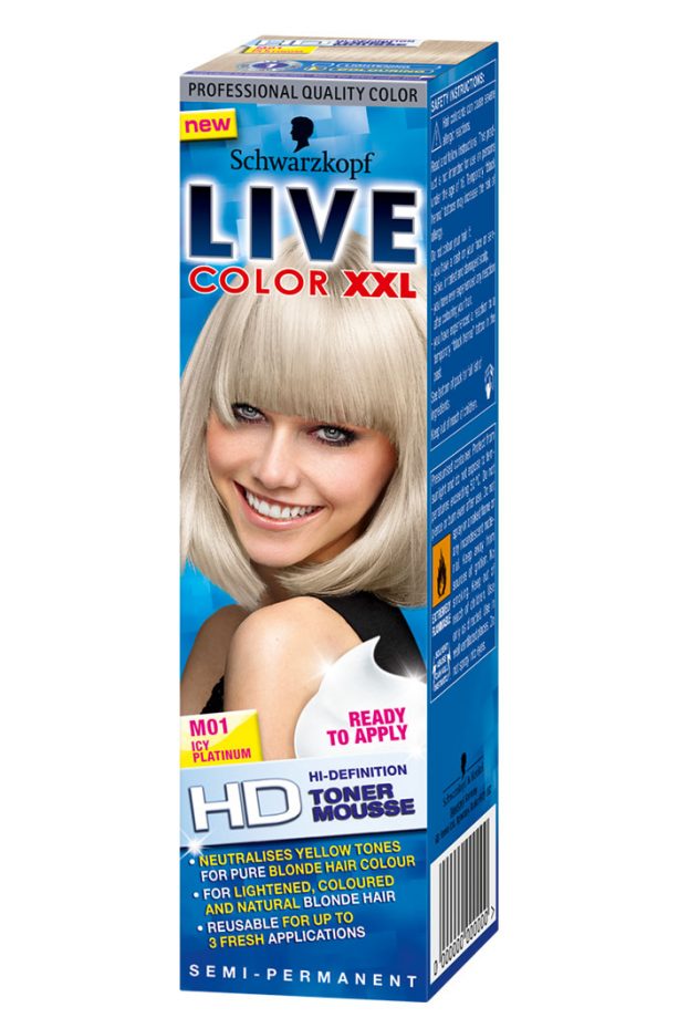 Icy Platinum Blonde Toner