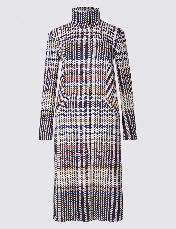 M&S Tartan Coat, £79.99