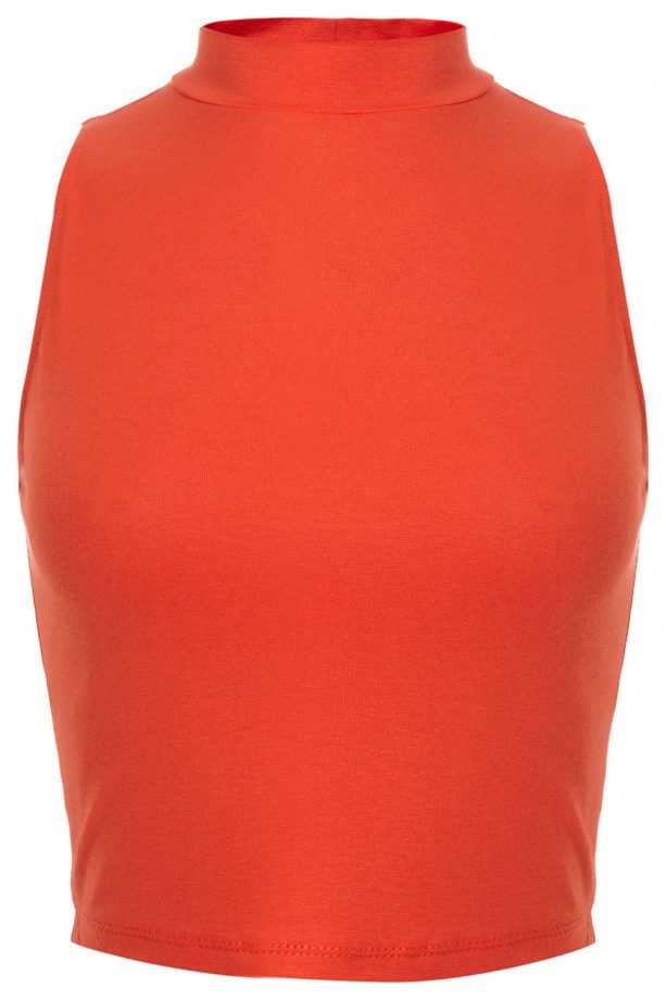 Miss Selfridge Turtle Neck Crop Top, £10
