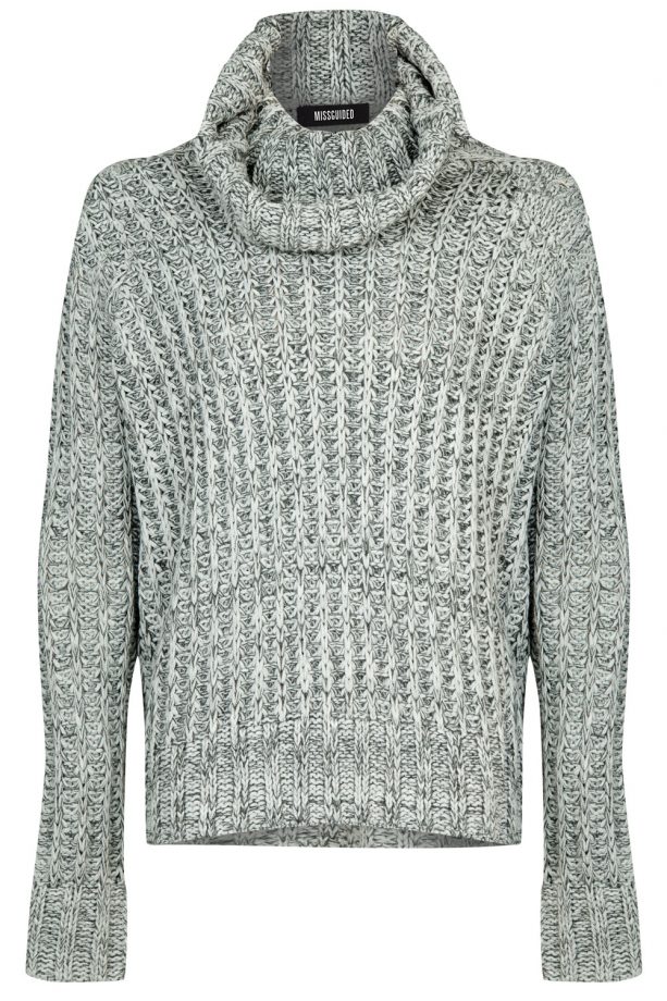 Missguided Chunky Knit Roll Neck Jumper, £21.99