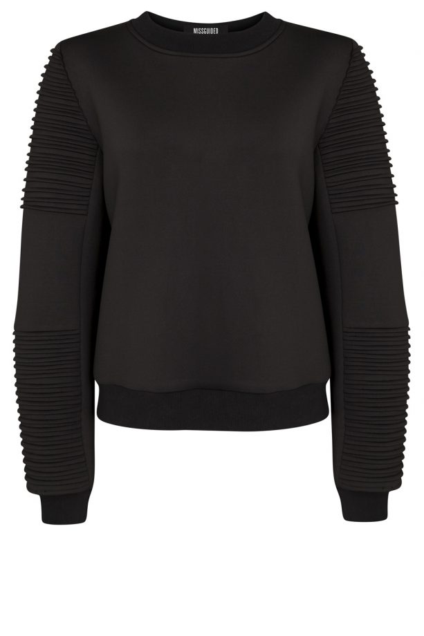 Nicole Scherzinger X Missguided Biker Detail Jumper, £35