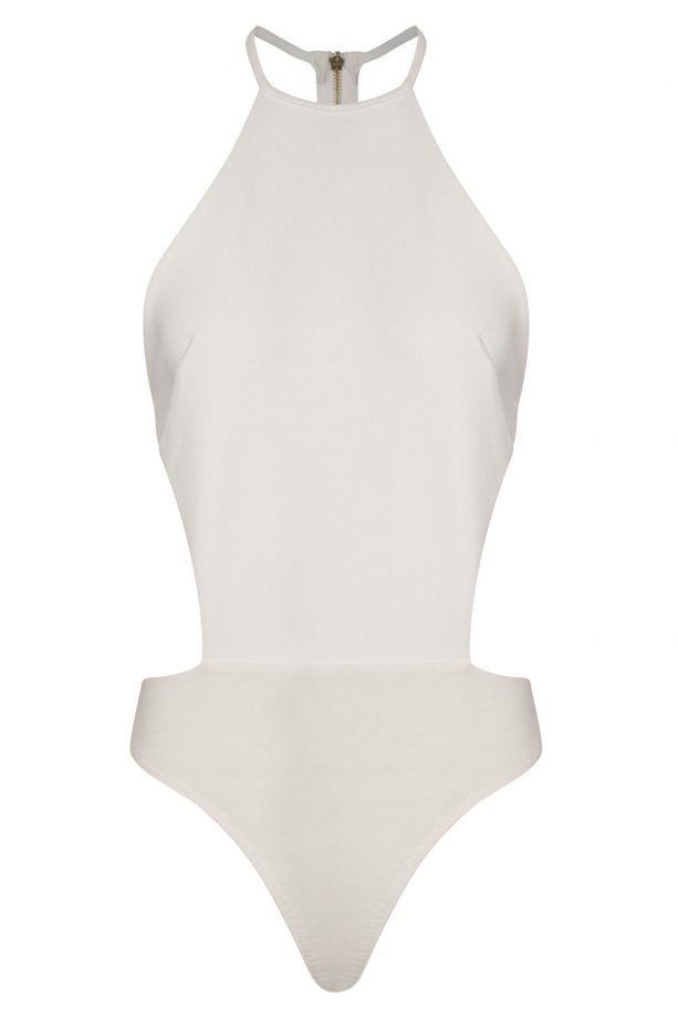 Nicole Scherzinger X Missguided Cut Out Bodysuit, £20