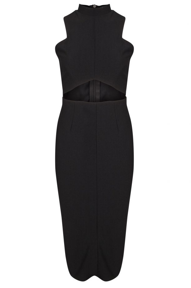 Nicole Scherzinger X Missguided Cut Out Midi Dress, £40