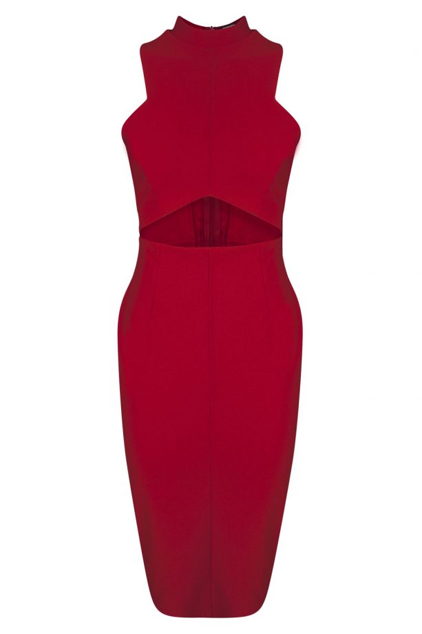 Nicole Scherzinger X Missguided Cut Out Midi Dress, £40