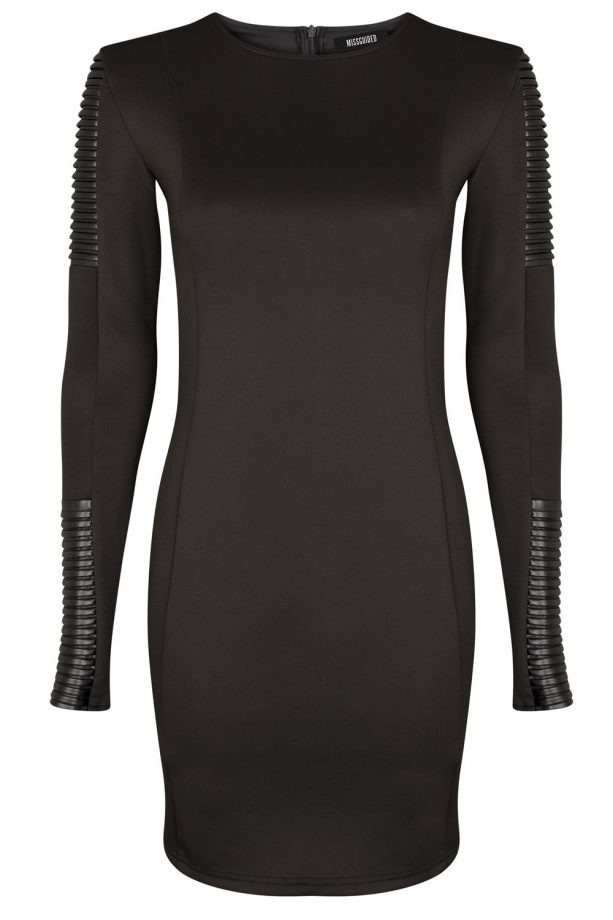 Nicole Scherzinger X Missguided Biker Dress, £40