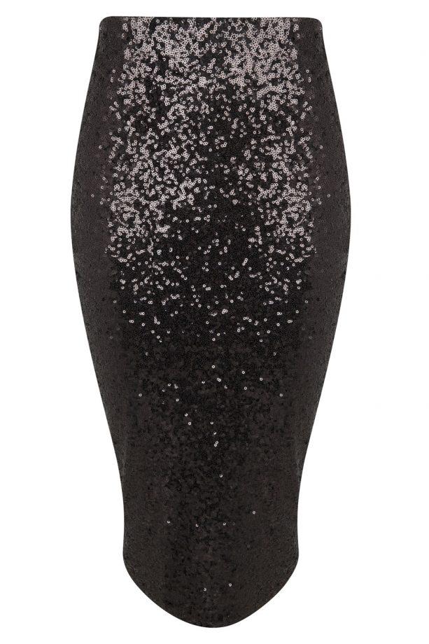 Nicole Scherzinger X Missguided Sequin Midi Skirt, £25