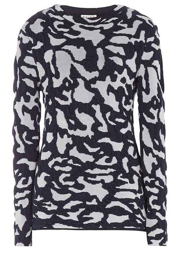 Reiss Tessa Camo Jumper, £110