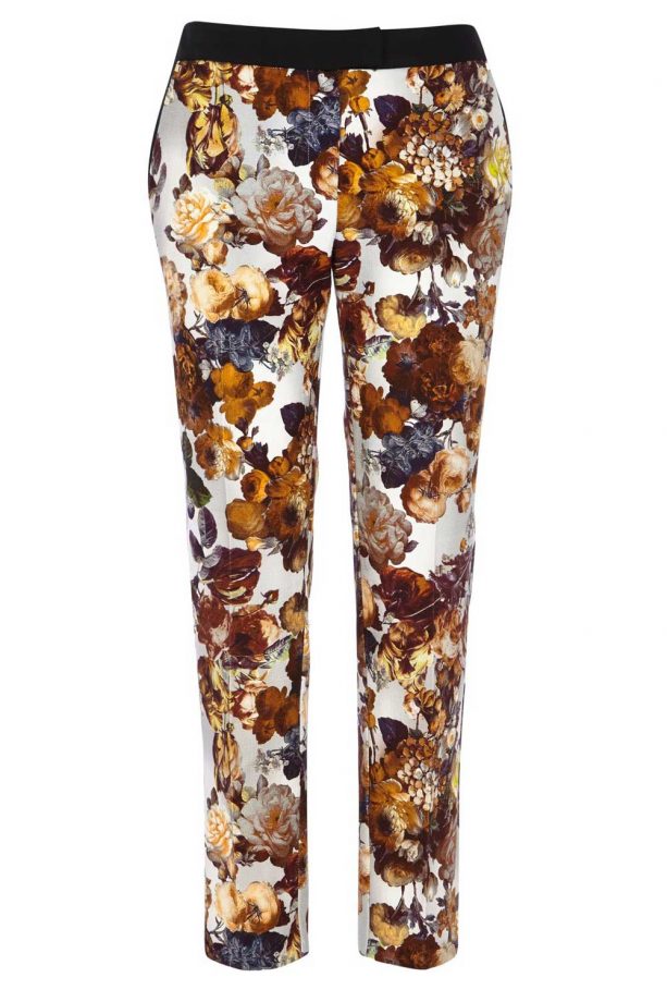 River Island Floral Print Slim Cigarette Pants, £40