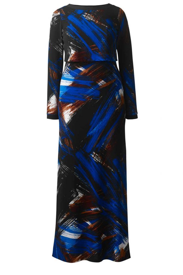 Simply Be LOOK Layer Top Print Maxi Dress, £60