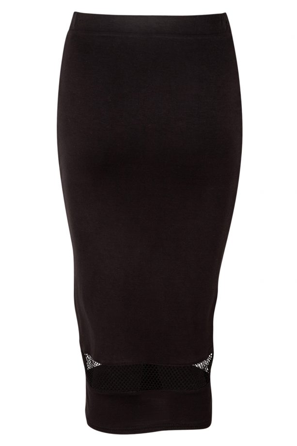 Nicole Scherzinger X Missguided Black Pencil Skirt, £25