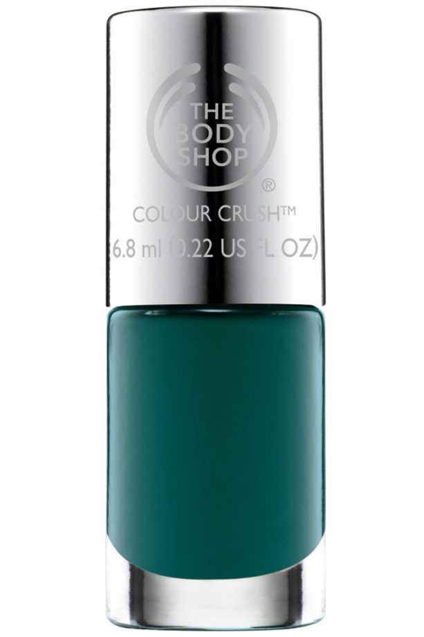 The Body Shop Colour Crush Nail Polish In The Body Shop Green, £5