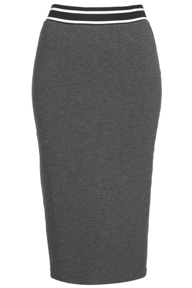 Topshop Sporty Waist Tube Skirt, Was £25, Now £12