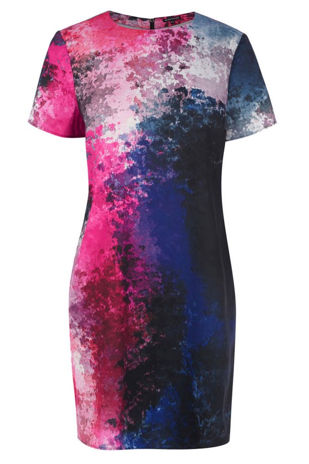 Warehouse Cloud Print Dress, Was £48, Now £30