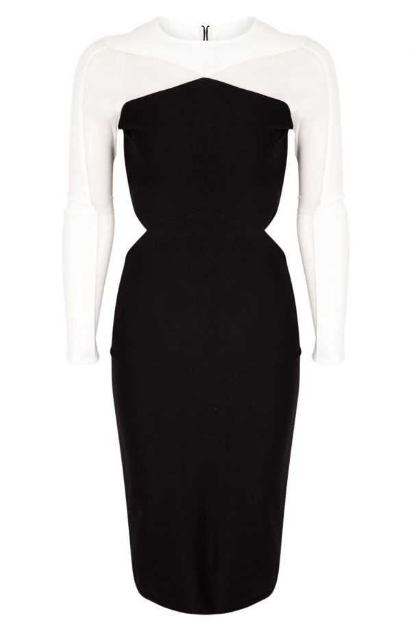 Nicole Scherzinger X Missguided Monochrome Dress, £45