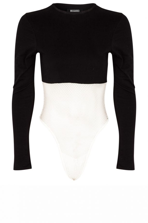 Nicole Scherzinger X Missguided Monochrome Leotard, £20
