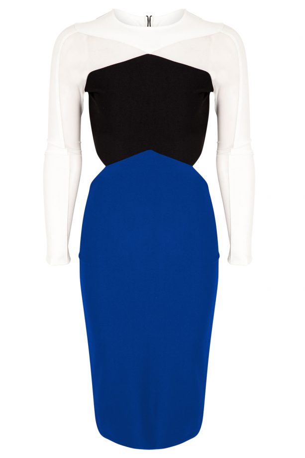 Nicole Scherzinger X Missguided Colour-Block Dress, £45