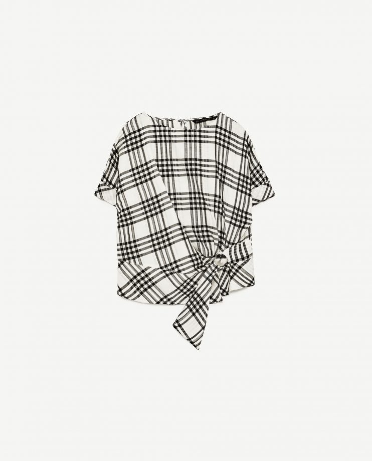 Zara Tartan Top £25.99