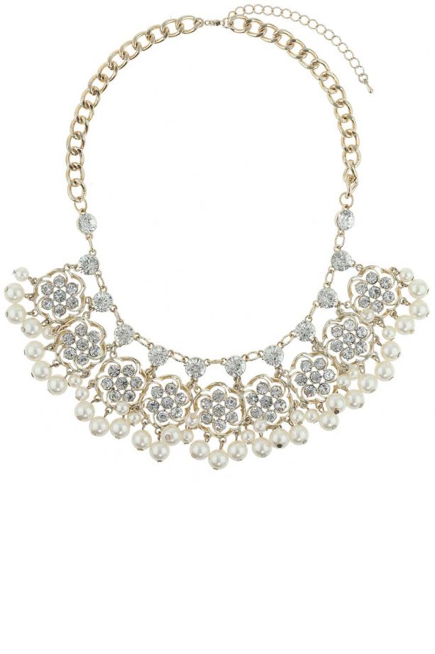 Millie Mackintosh For Dorothy Perkins Pearl Cluster Necklace, £25