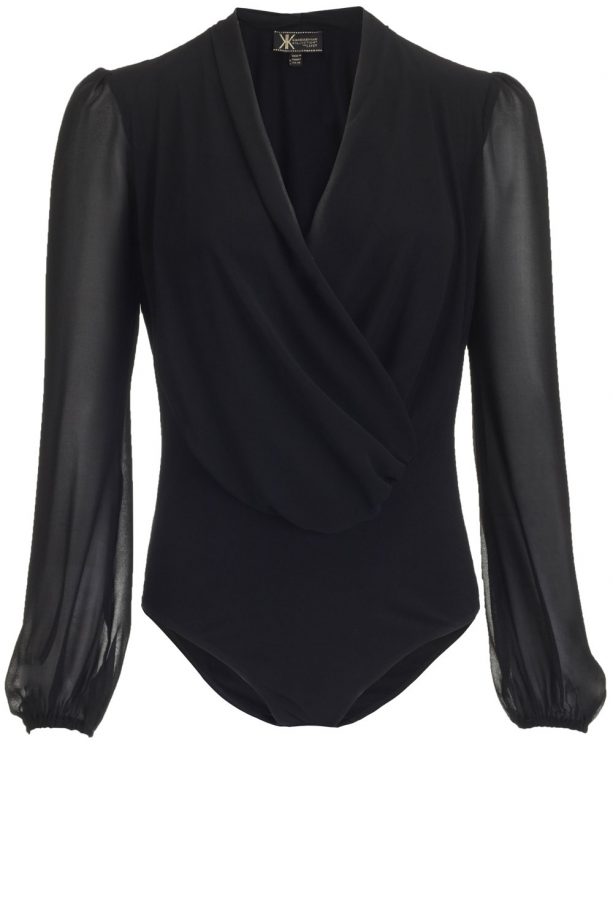 Kardashian Kollection At Lipsy Long Sleeve Drape Body, £45