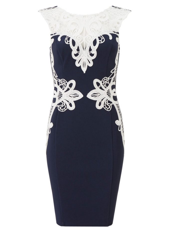 Lipsy Love Michelle Keegan Lace Applique Shift Dress, £65