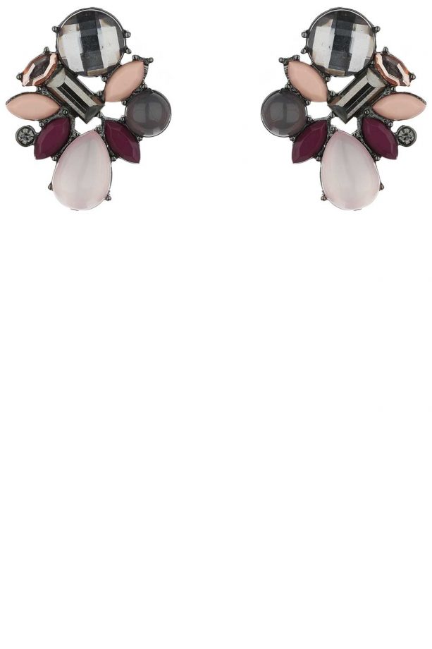 Millie Mackintosh For Dorothy Perkins Purple Mixed Stone Studs, £10