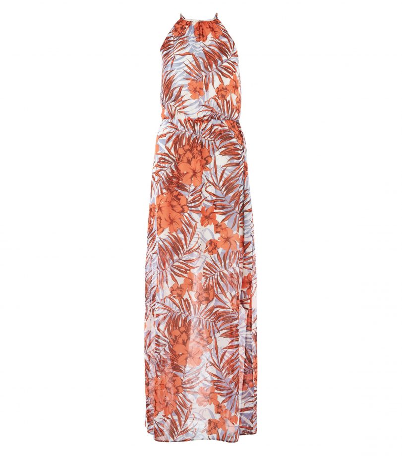 New Look Chiffon Palm Tree Print Maxi Dress, £19.99