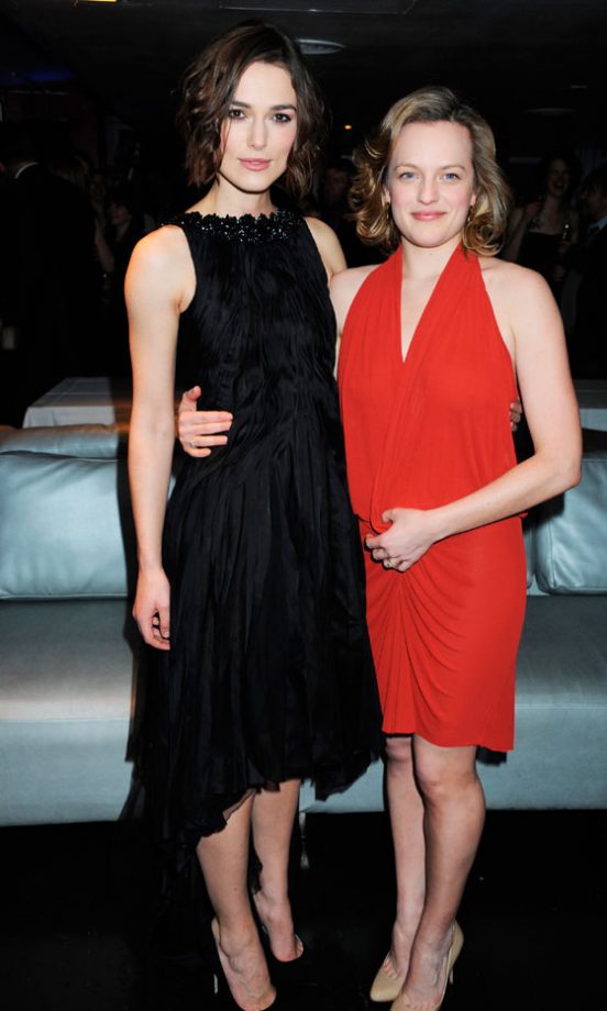 Keira Knightley With Children's Hour Co-Star Elisabeth Moss, February 2011