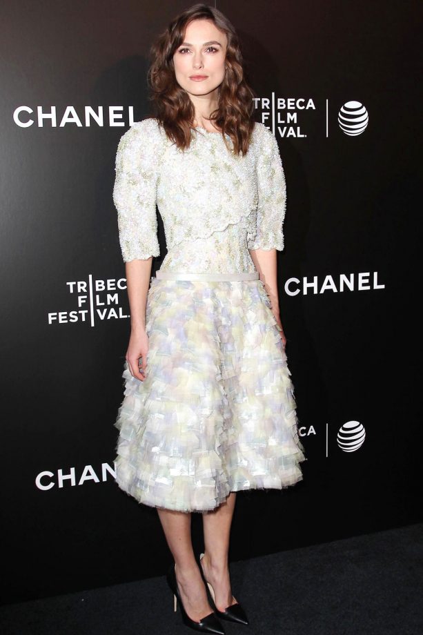 Keira Knightley Wows In Chanel At The Tribeca Film Festival, 2014