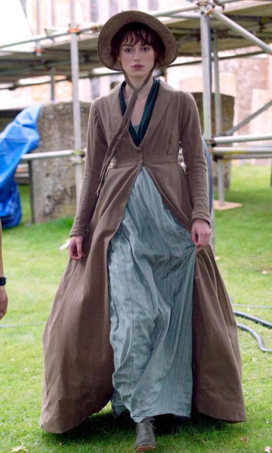 Keira Knightley In Costume On The Set Of Pride And Prejudice, July 2004