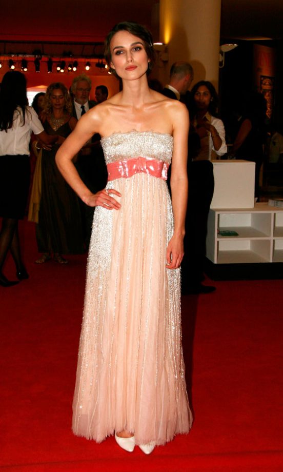 We Love Keira Knightley's Shimmering Pink Dress At The Opening Night Of The Venice Film Festival, August 2007