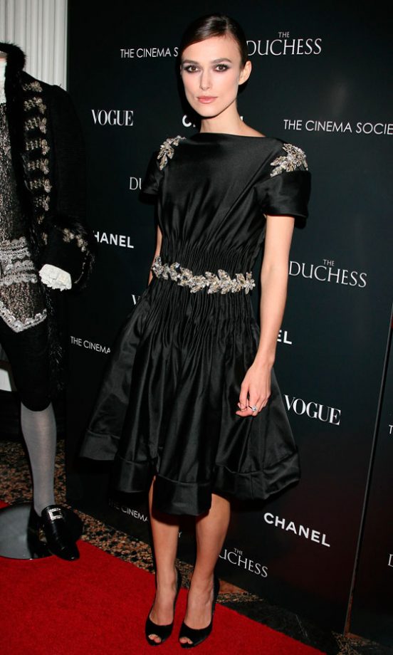 Keira Knightley Wearing Super-Chic Chanel At The Label's Screening Of The Duchess, Sptember 2008