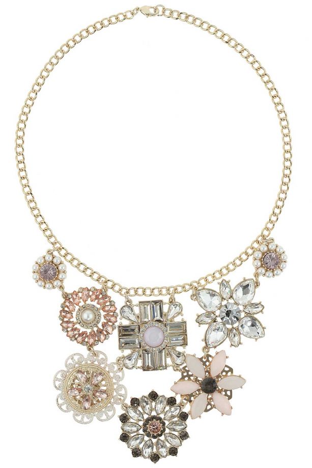 Millie Mackintosh For Dorothy Perkins Multi Flower Necklace, £20