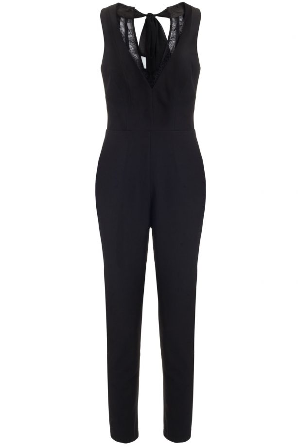 Kardashian Kollection At Lipsy Lace Halter Neck Jumpsuit, £75