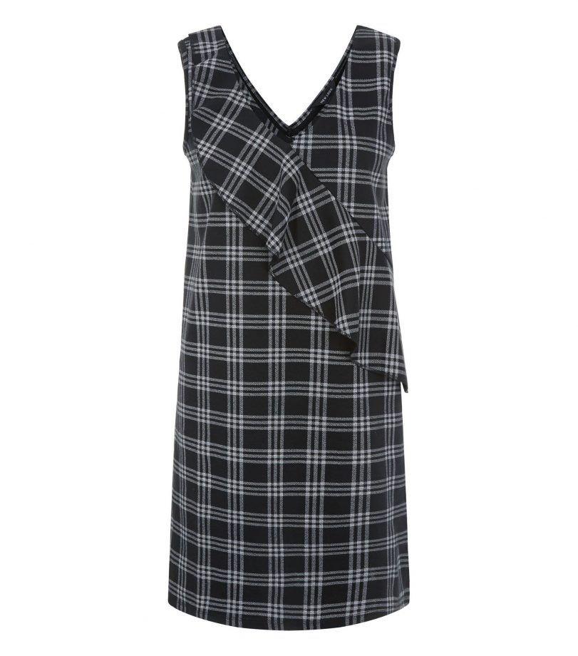 New Look Tartan & Ruffle Dress, £19.99