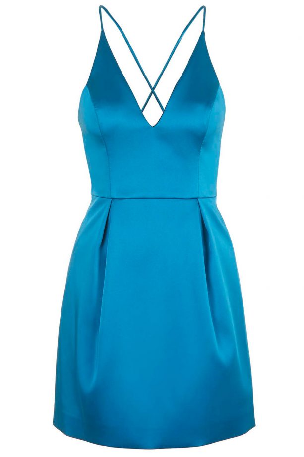 Topshop Plunge Mini Dress, £58