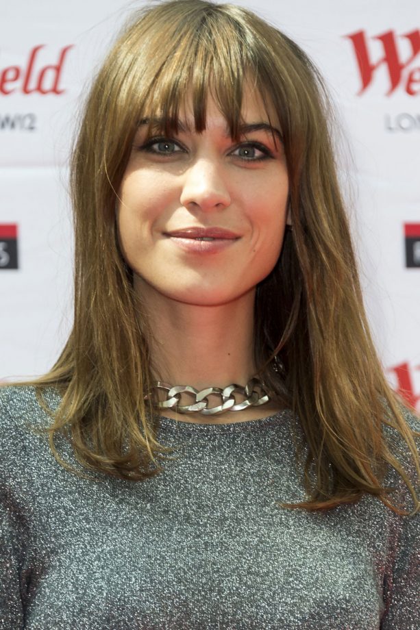 Alexa Chung Brings Back Her Fab Fringe At Her Book Signing In London, 2014