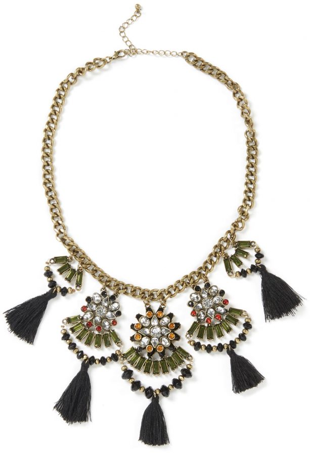 Primark Beaded Tassle Necklace, £6