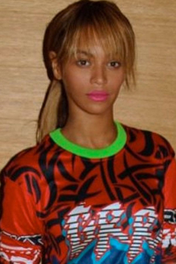 Beyoncé Debuts A Long Fringe On Instagram, 2014