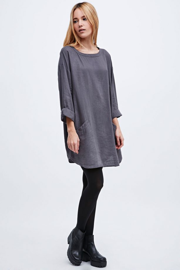 Urban Outfitters Ecote Cocoon Dress In Indigo, Was £42, Now £25.20