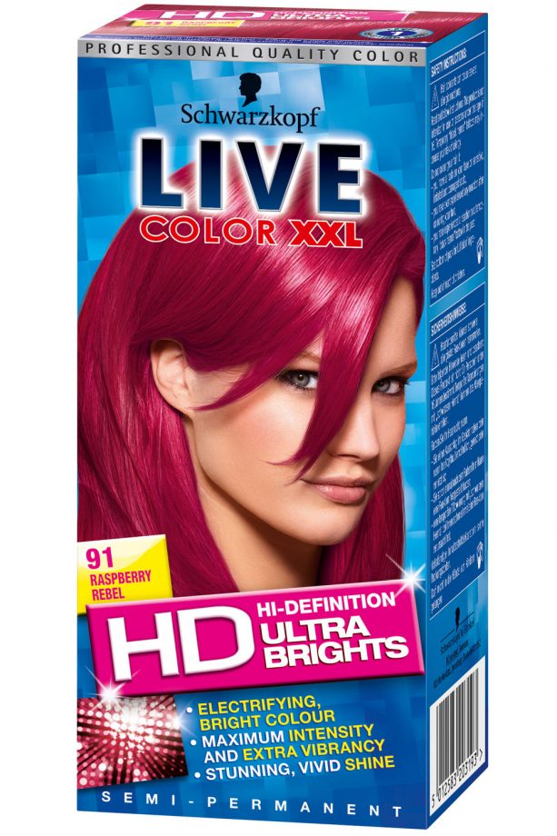 Schwarzkopf LIVE Ultra Brights 91 Raspberry Rebel, £5.49