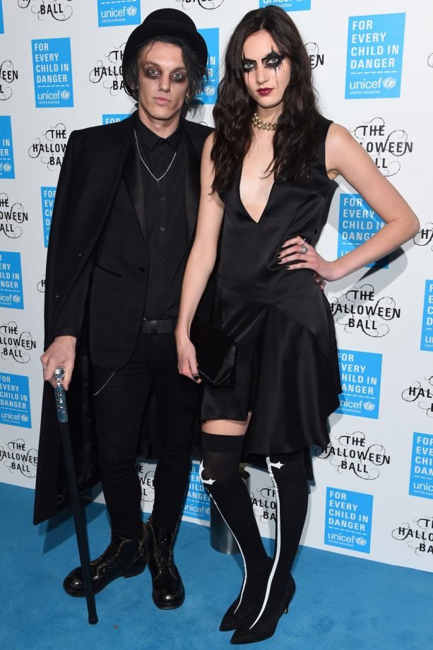 Jamie Campbell Bower In Costume, Halloween 2014