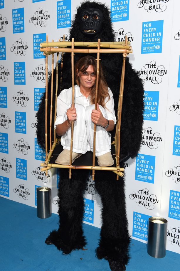 Jemima Khan In A Gorilla Costume, Halloween 2014