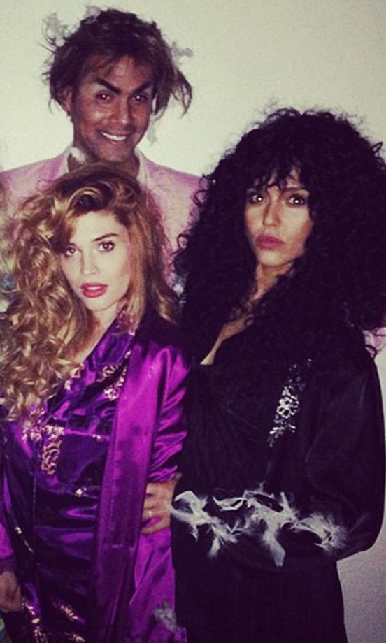 Jessica Alba Makes One Pretty Witch As She Poses For A Halloween Snap Before Heading Out In LA, 2013