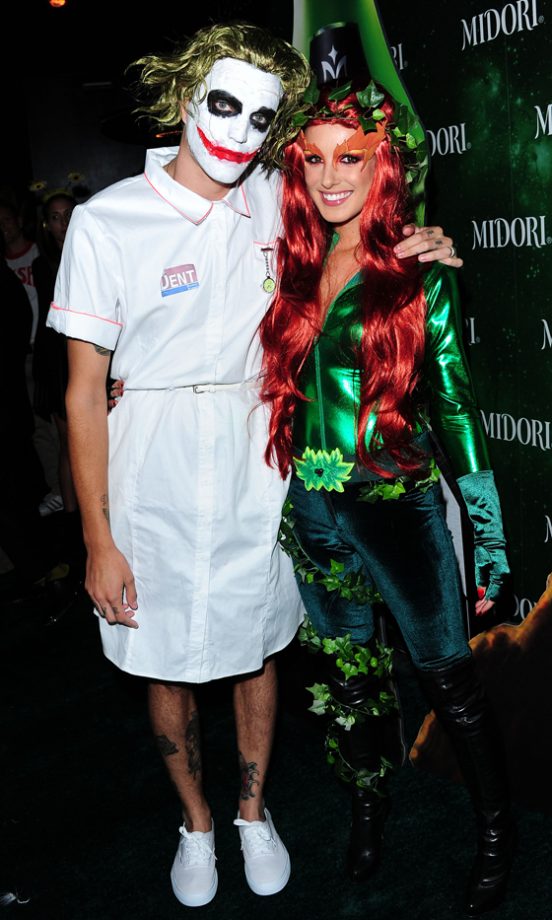 Josh Beech And Shenae Grimes Go All Out For Their Halloween Eve Together In LA, 2013