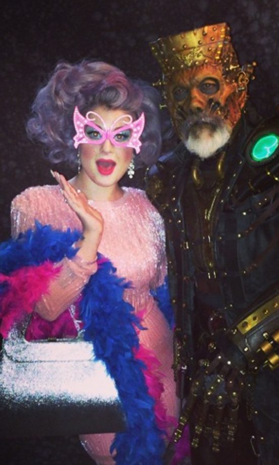Kelly Osbourne Glams Up As Dame Edna Everage For A Hilarious Halloween Bash, 2013