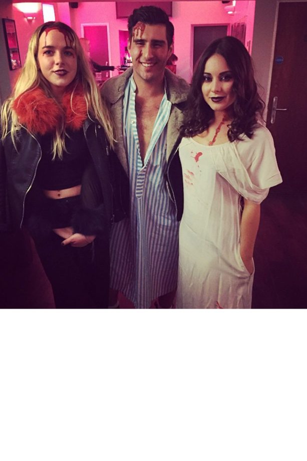 Louise Thompson Goes Bloody For Halloween, 2014