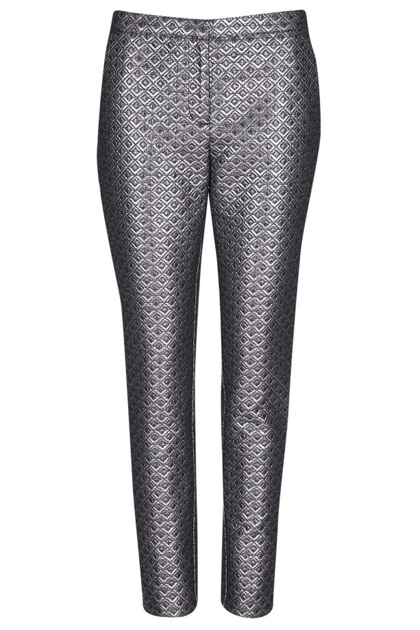 Marks & Spencer Slim Leg Jacquard Trousers, £35