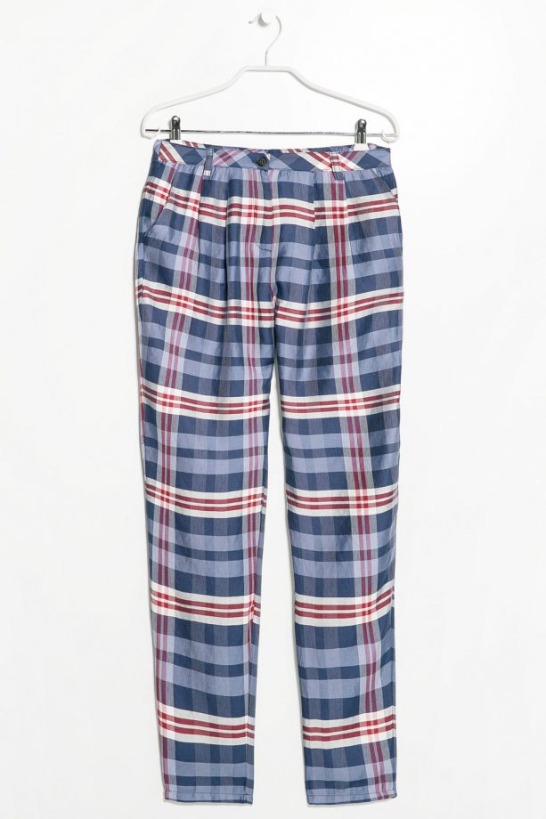 Mango Check Baggy Trousers, £34.99