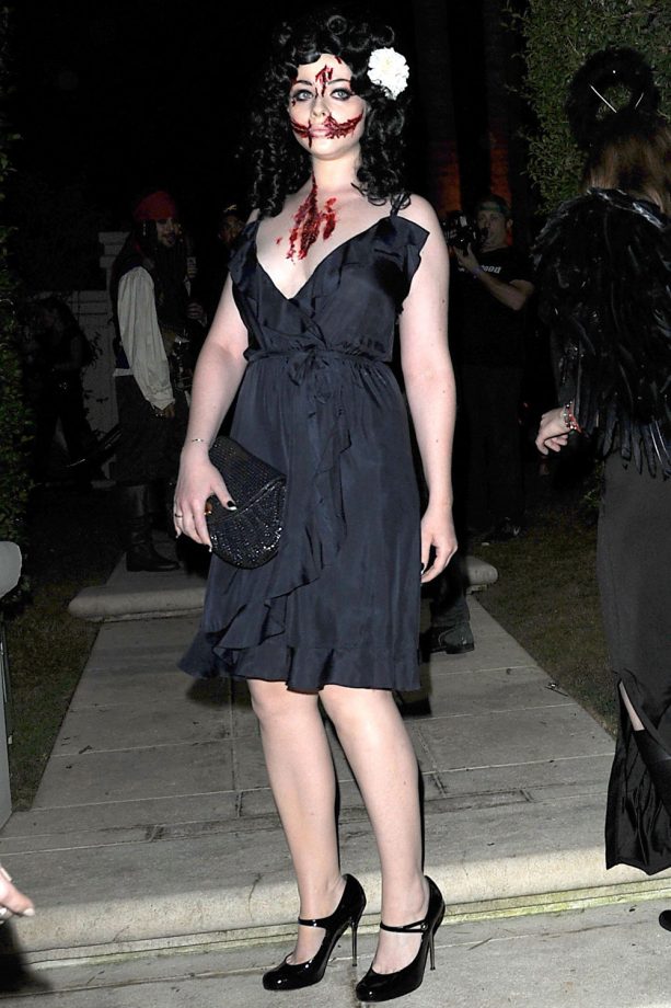 Michelle Trachtenberg Zombifies Herself For Halloween, 2014