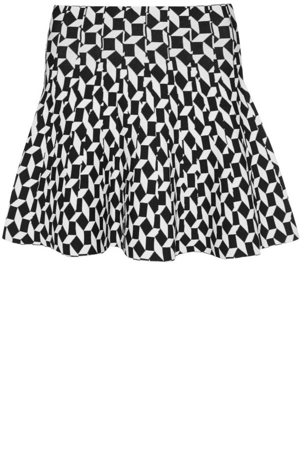 Primark Knitted Chequer Skater Skirt, £10